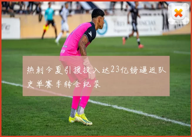 热刺今夏引援投入达23亿镑逼近队史单赛季转会纪录